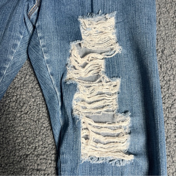 Joes Women's Denim Zip Ankle Distressed Jean Leggings SZ M - Picture 3 of 16